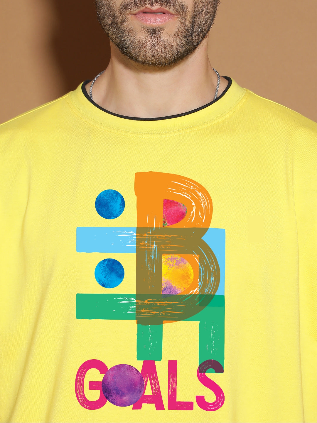 Breezer Tribe Oversized Printed Drop Shoulder T-Shirt