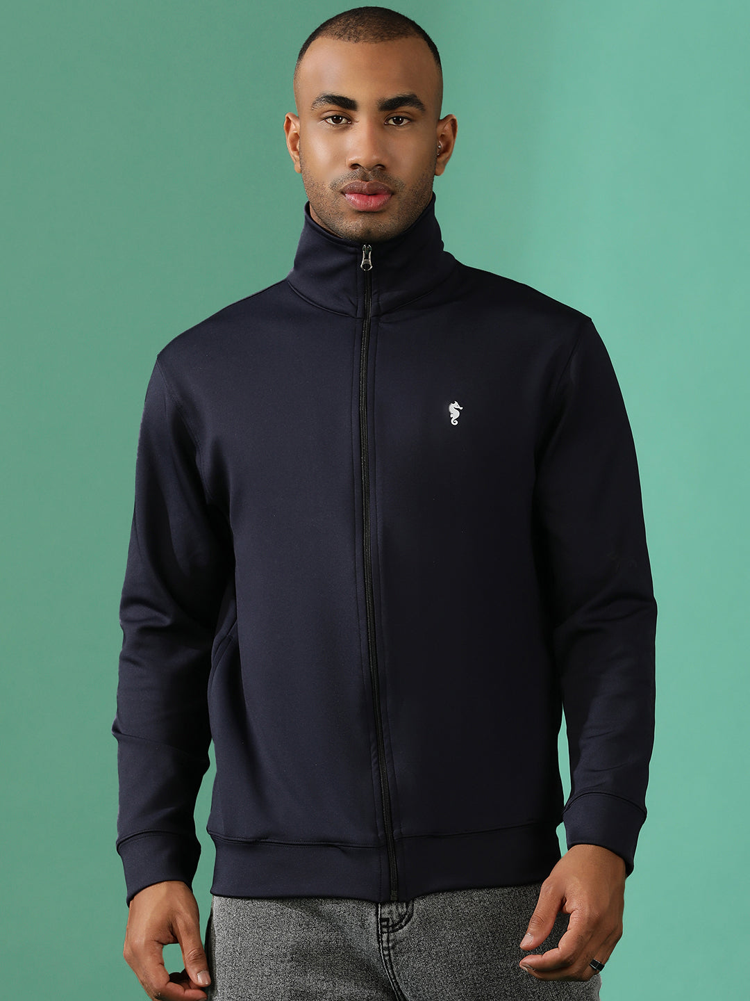 4-Way Stretch Poly Lycra Slim Fit Full Sleeve Sports Scuba Jacket