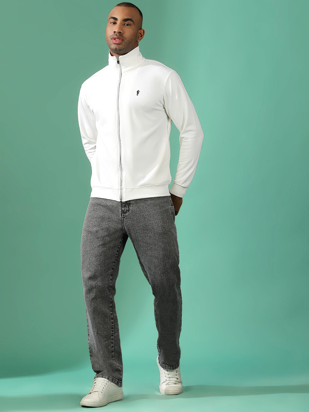 4-Way Stretch Poly Lycra Slim Fit Full Sleeve Sports Scuba Jacket