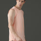 Polyester Sleeveless Slim Fit Round Neck Gym T-Shirt