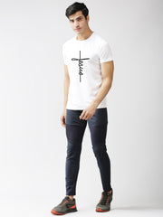 Eppe Polyester White Jesus T-Shirt