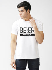 Eppe Polyester White T-Shirt