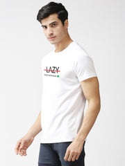 Eppe Polyester White Lazy T-Shirt