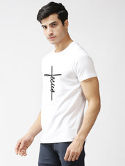 Eppe Polyester White Jesus T-Shirt