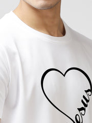 Eppe Polyester White T-Shirt