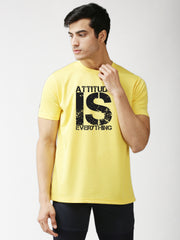 Eppe Polyester Yellow Attitude T-Shirt