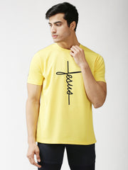 Eppe Polyester Yellow Jesus T-Shirt