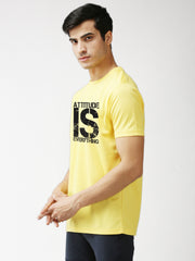 Eppe Polyester Yellow Attitude T-Shirt