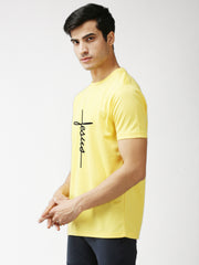 Eppe Polyester Yellow Jesus T-Shirt