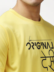 Eppe Polyester Yellow Original T-Shirt