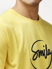 Eppe Polyester Yellow Smily T-Shirt