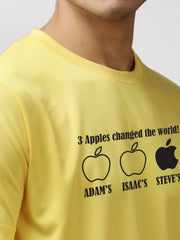 Eppe Polyester Yellow Apple T-Shirt