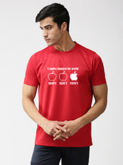 Eppe Polyester Red T-Shirt