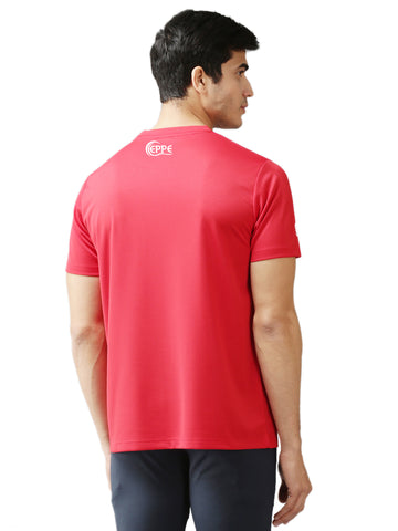 Eppe Printed Men Round Neck Red (Astronaut) T-Shirt