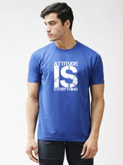 Eppe Polyester Royal Blue T-Shirt