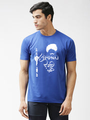 Eppe Polyester Royal Blue T-Shirt