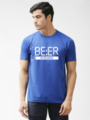 Eppe Polyester Royal Blue T-Shirt