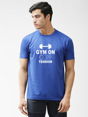 Eppe Polyester Royal Blue T-Shirt