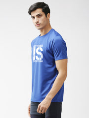 Eppe Polyester Royal Blue T-Shirt