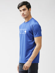 Eppe Polyester Royal Blue T-Shirt