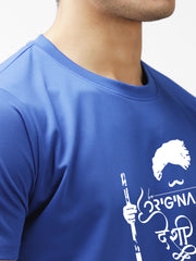 Eppe Polyester Royal Blue T-Shirt