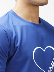 Eppe Polyester Royal Blue T-Shirt