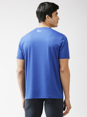 Eppe Polyester Royal Blue T-Shirt