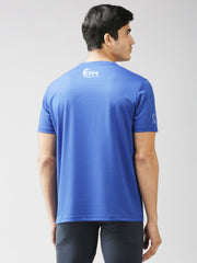 Eppe Polyester Royal Blue T-Shirt