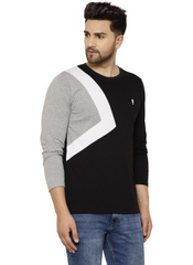 EPPE Solid Men Round Neck Grey, White, Black T-Shirts