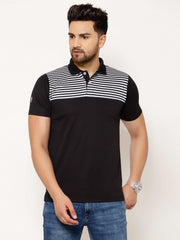 EPPE Solid Men Polo Neck Black, White T-Shirts