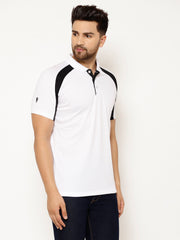 EPPE Solid Men Polo Neck White, Black New T-Shirt