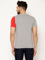 EPPE Solid Men Round Neck Grey, Red, Navy Blue New T-Shirt