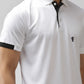 Slim Fit Polo Neck Half Sleeve T-Shirt