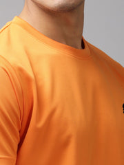 EPPE Solid Men Round Orange, T-Shirt