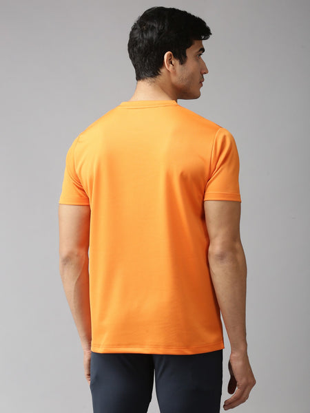 EPPE Solid Men Round Orange, T-Shirt