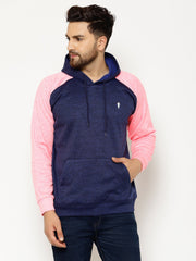 EPPE Full Sleeve Dark Blue Solid Men Sweatshirt