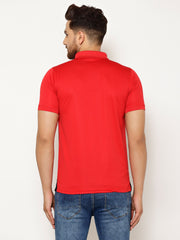 EPPE Solid Men Polo Neck Red, White, Black Fresh T-Shirt