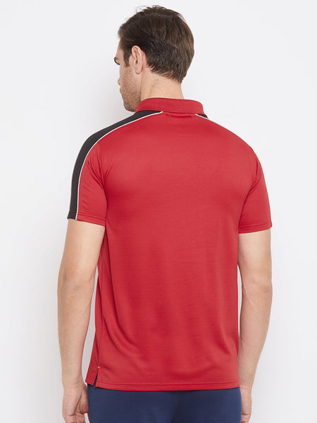 EPPE Solid Men Polo Neck Red New T-Shirt