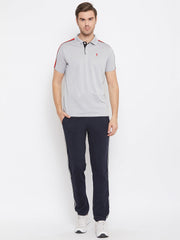 EPPE Solid Men Polo Neck Grey New T-Shirt