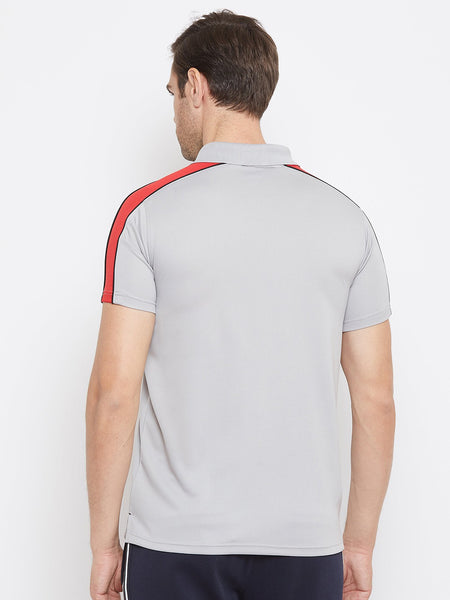 EPPE Solid Men Polo Neck Grey New T-Shirt