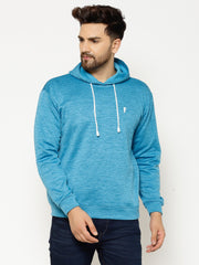 EPPE Full Sleeve Light Blue Solid Men Sweatshirt