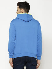 EPPE Full Sleeve Blue Solid Men Sweatshirt