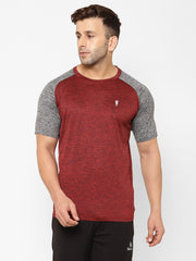 EPPE Solid Men Round Neck Mrn.Grey, T-Shirts