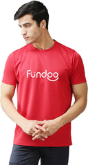 Eppe Printed Men Round Neck Red (Fundoo Printed) T-Shirt