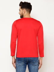 EPPE Solid Men Round Neck Red, Navy T-Shirts