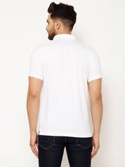 EPPE Solid Men Polo Neck White, Black New T-Shirt