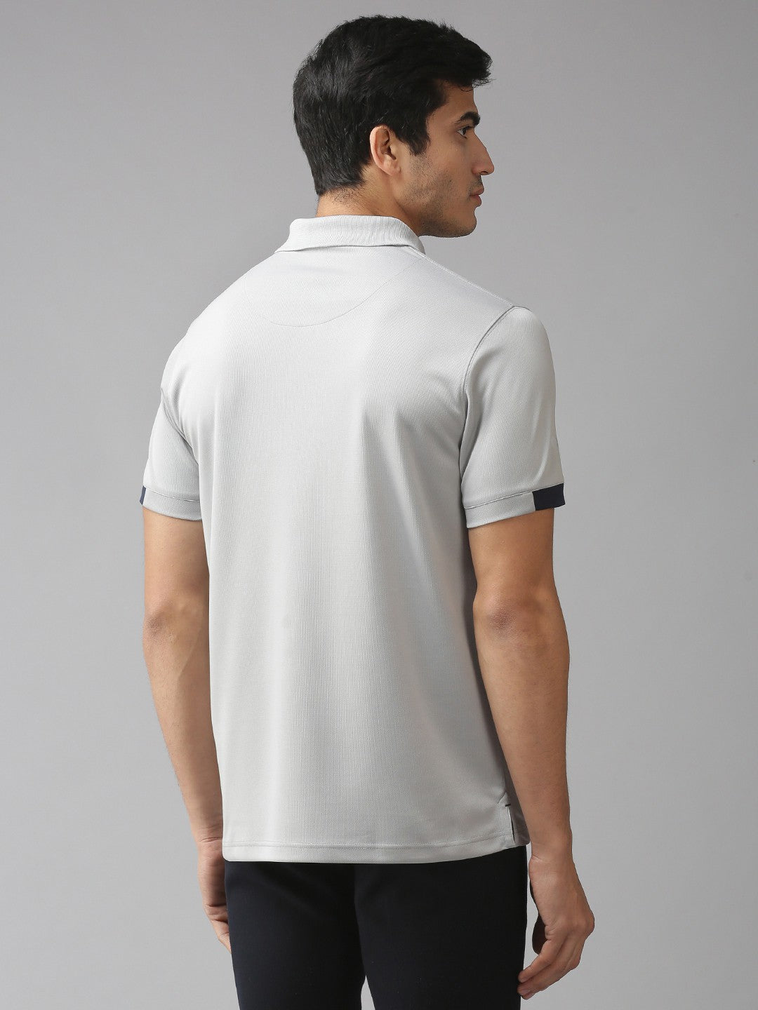 Slim Fit Polo Neck Half Sleeve T-Shirt