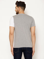 EPPE Solid Men Round Neck Grey, Black, White T-Shirts